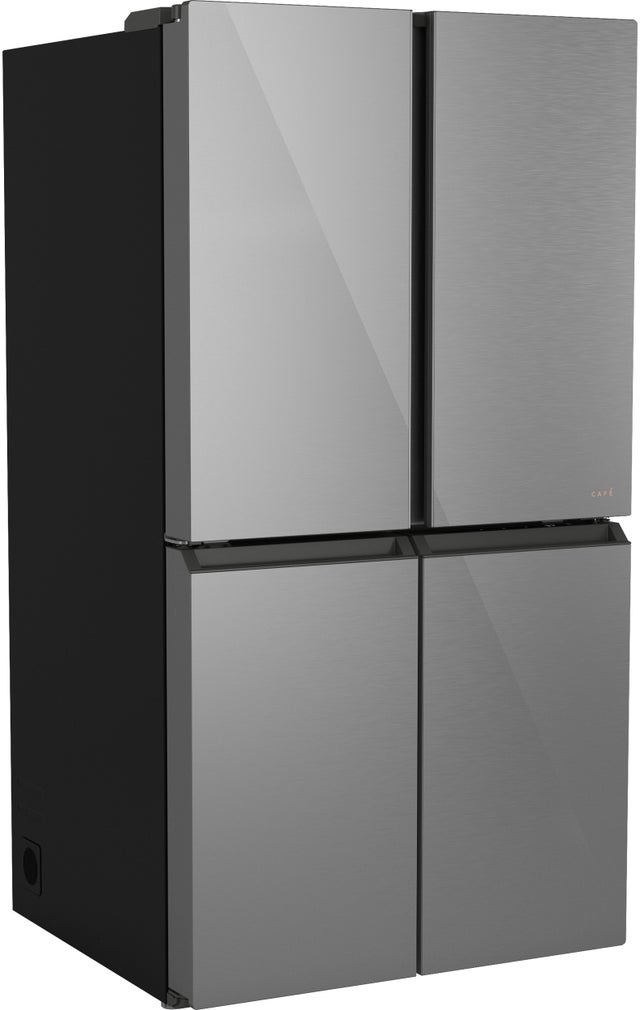 Cafe CAE28DM5TS5 36 Inch Freestanding French Quad Door Smart Refrig...