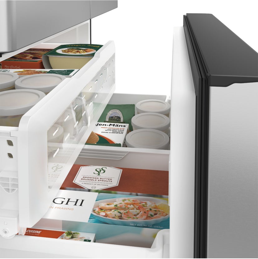 Cafe CFE28TP2MS1 36 Inch French Door Smart Refrigerator with 27.8 C...