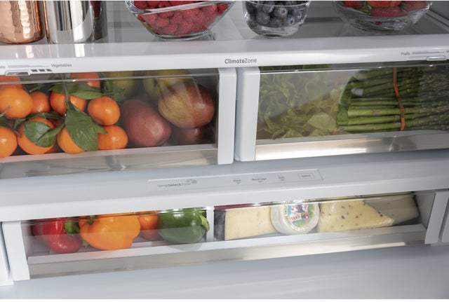 Cafe CFE28TP2MS1 36 Inch French Door Smart Refrigerator with 27.8 C...