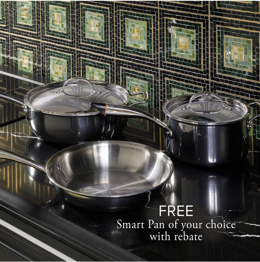 Cafe CEP90302TSS 30 Inch Electric Smart Cooktop with 5 Elements, Tr...