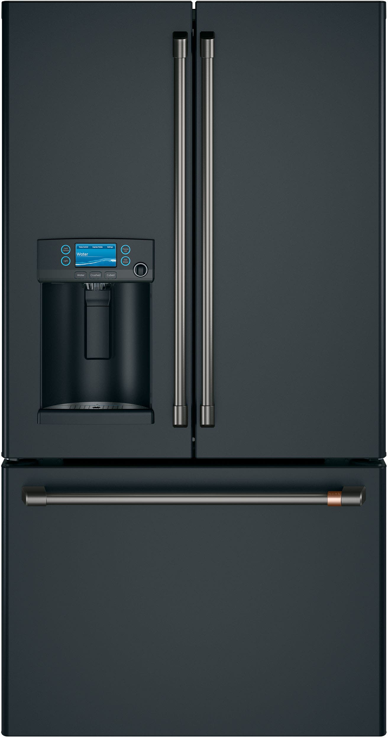 Cafe CFE28TP3MD1 Matte Black with Brushed Stainless Handles