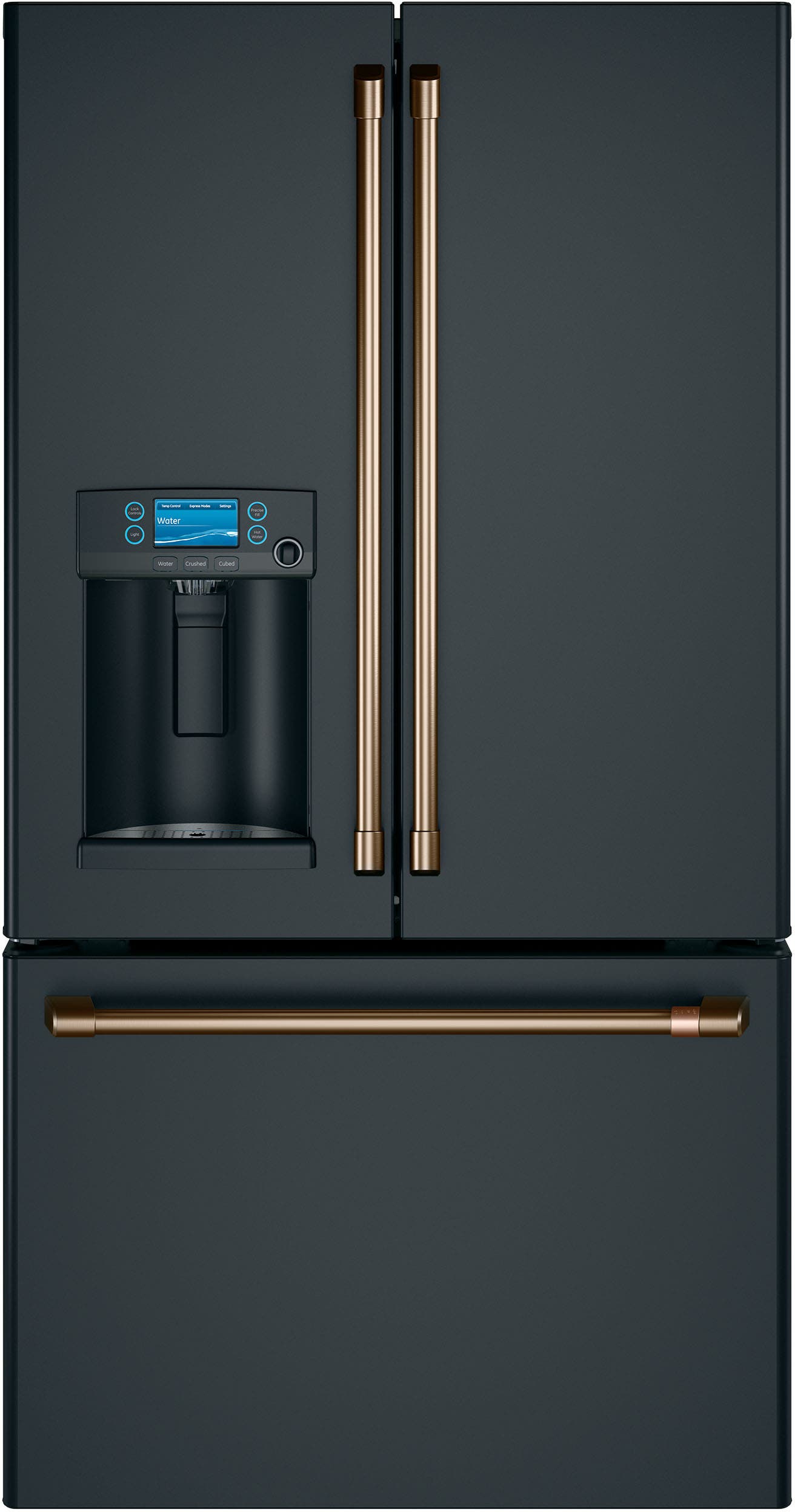 Cafe CFE28TP3MD1 Matte Black with Brushed Stainless Handles
