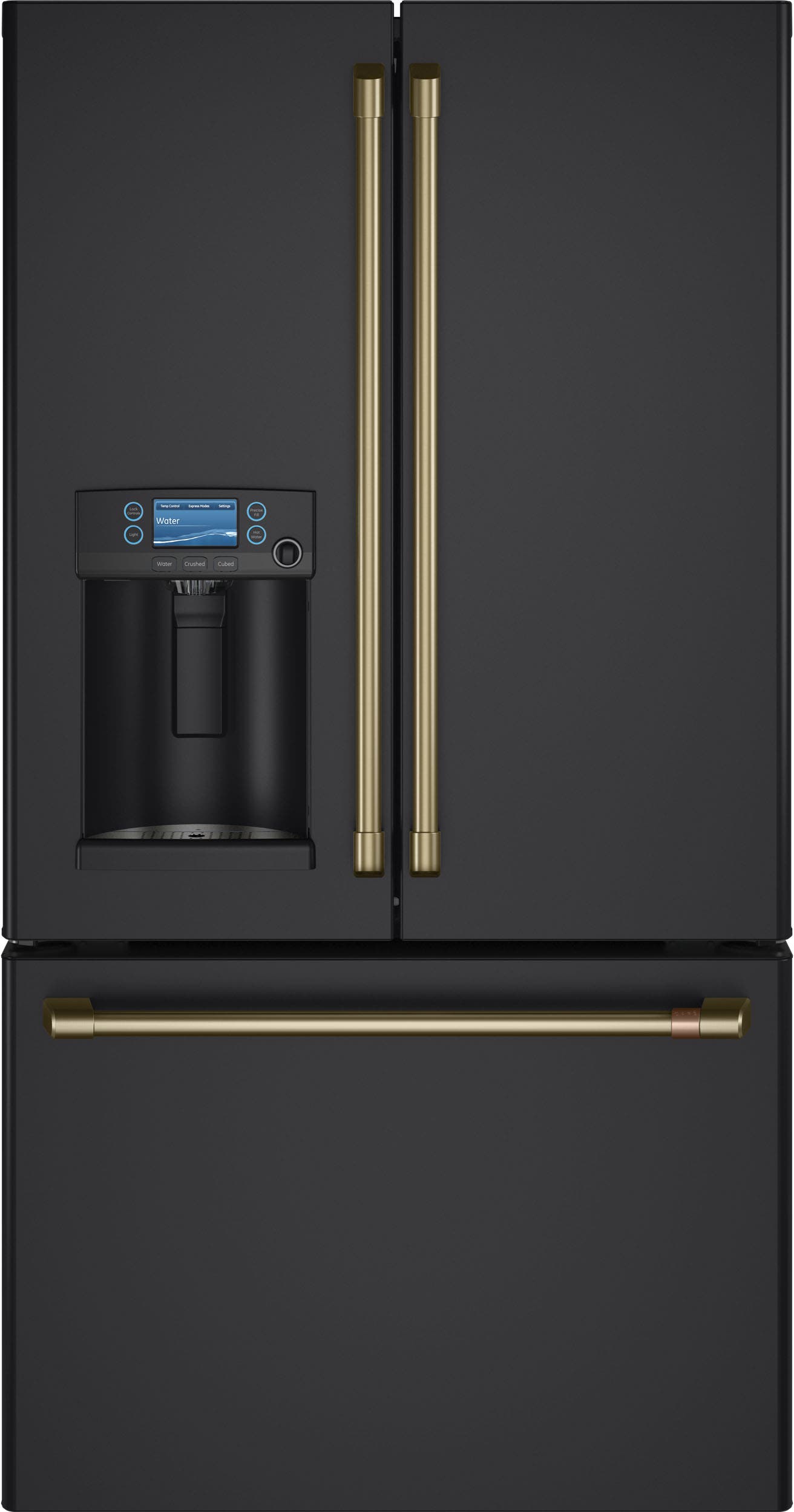 Cafe CFE28TP3MD1 Matte Black with Brushed Stainless Handles