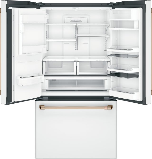 Cafe CFE28TP4MW2 36 Inch French Door Smart Refrigerator with 27.8 C...