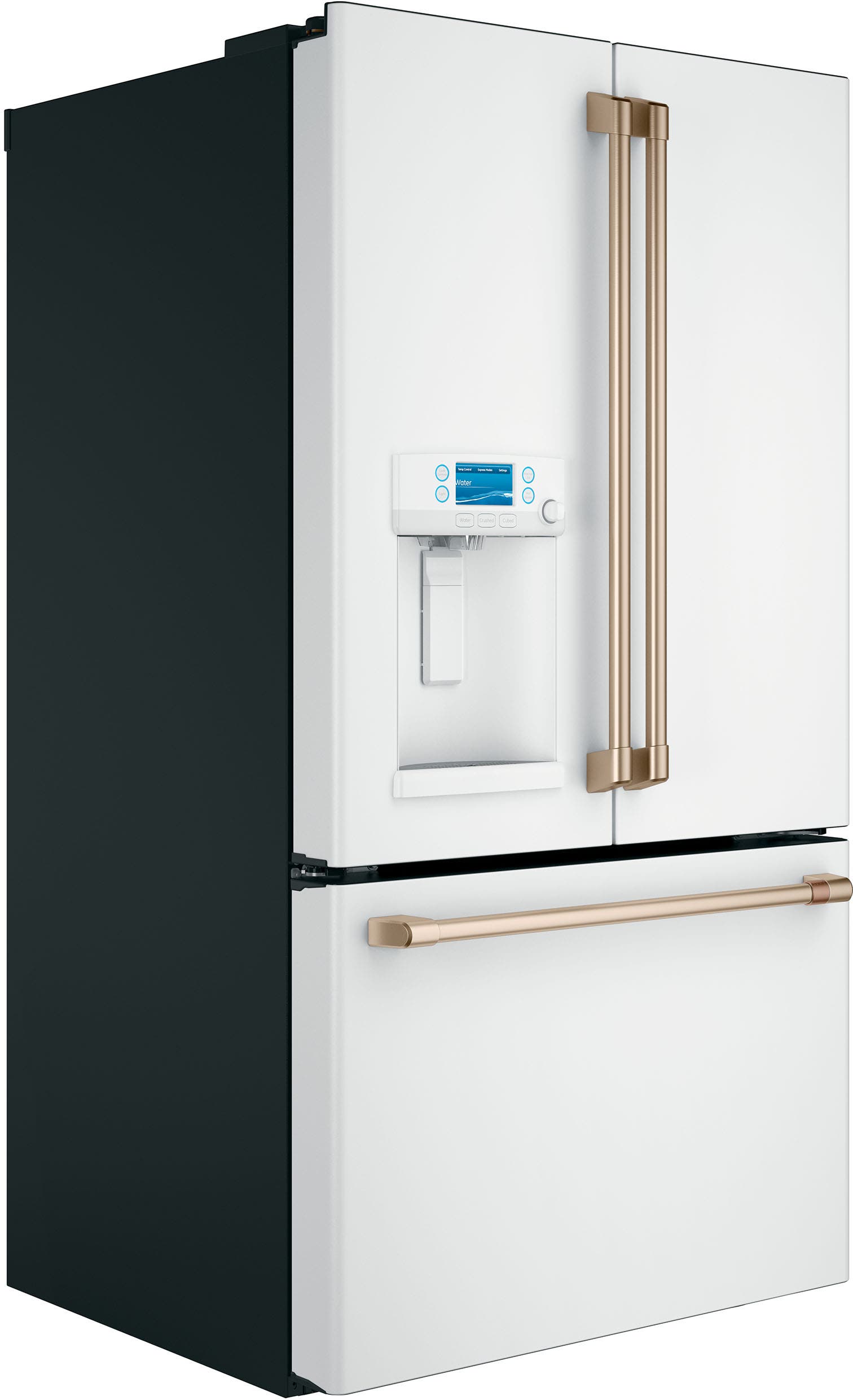 Cafe CFE28TP4MW2 Matte White with Brushed Bronze Handles