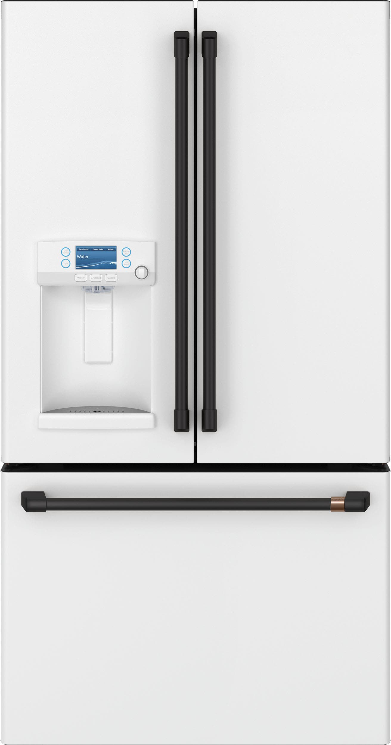 Cafe CFE28TP4MW2 Matte White with Brushed Bronze Handles