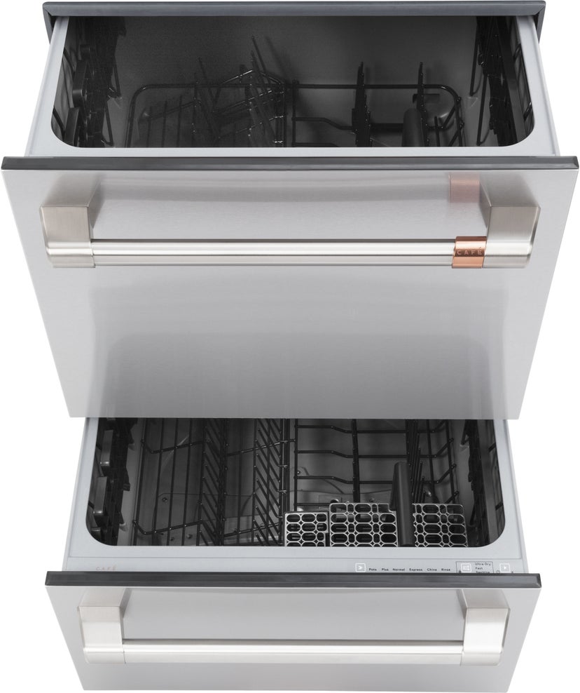 Cafe CDD420P2TS1 24 Inch Fully Integrated Double Drawer Dishwasher ...