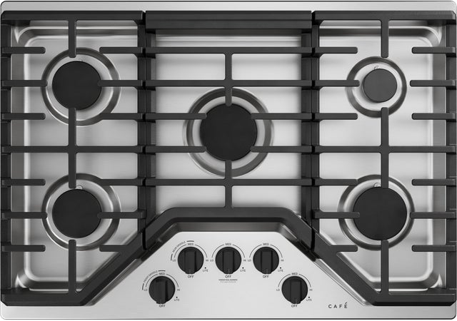 Cafe CGP70302NS1 Gas Cooktop with 5 Sealed Cooktop Burners, Dishwas...