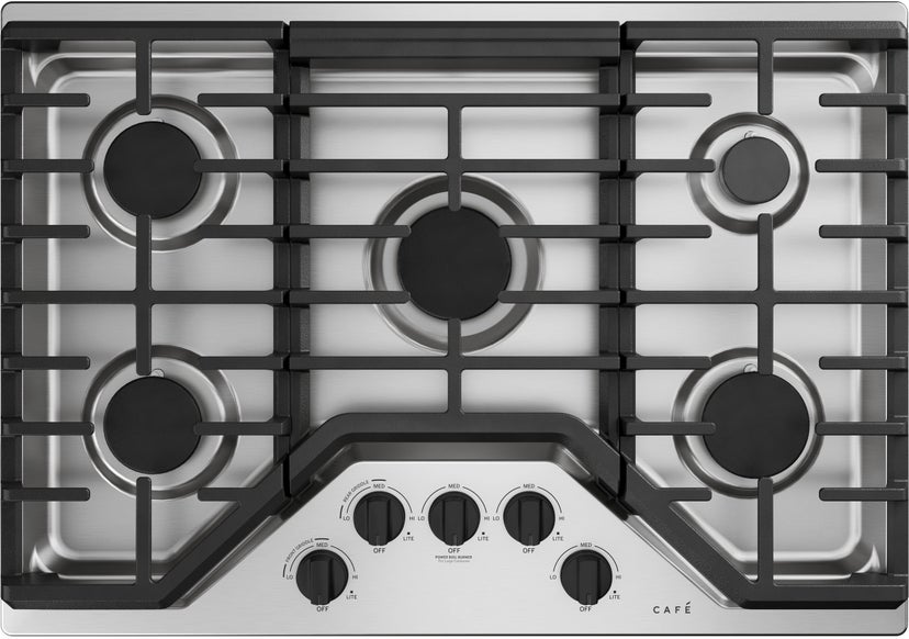 Cafe CGP70302NS1 Gas Cooktop with 5 Sealed Cooktop Burners, Dishwas...