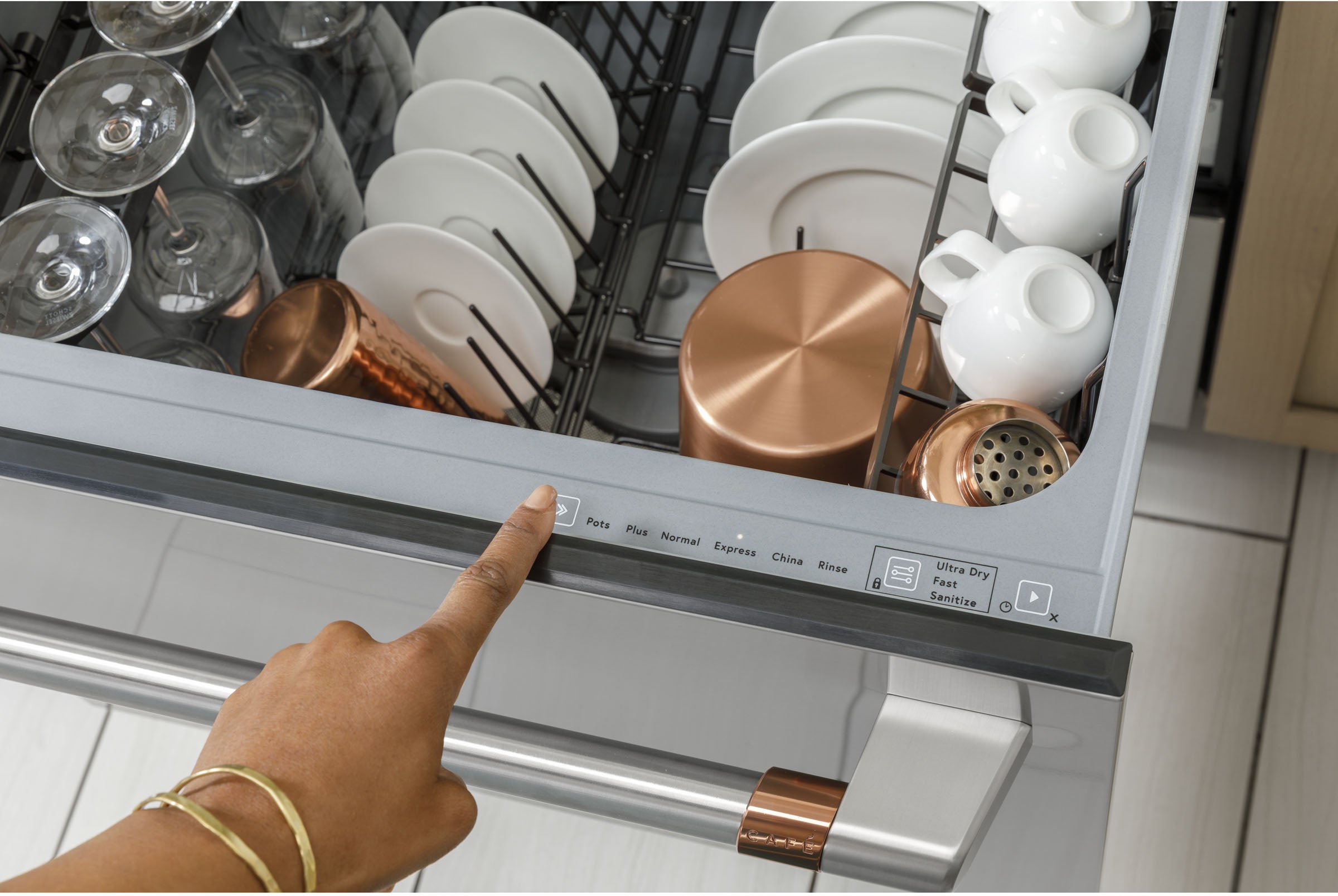 Cafe CDD420P2TS1 24 Inch Fully Integrated Double Drawer Dishwasher