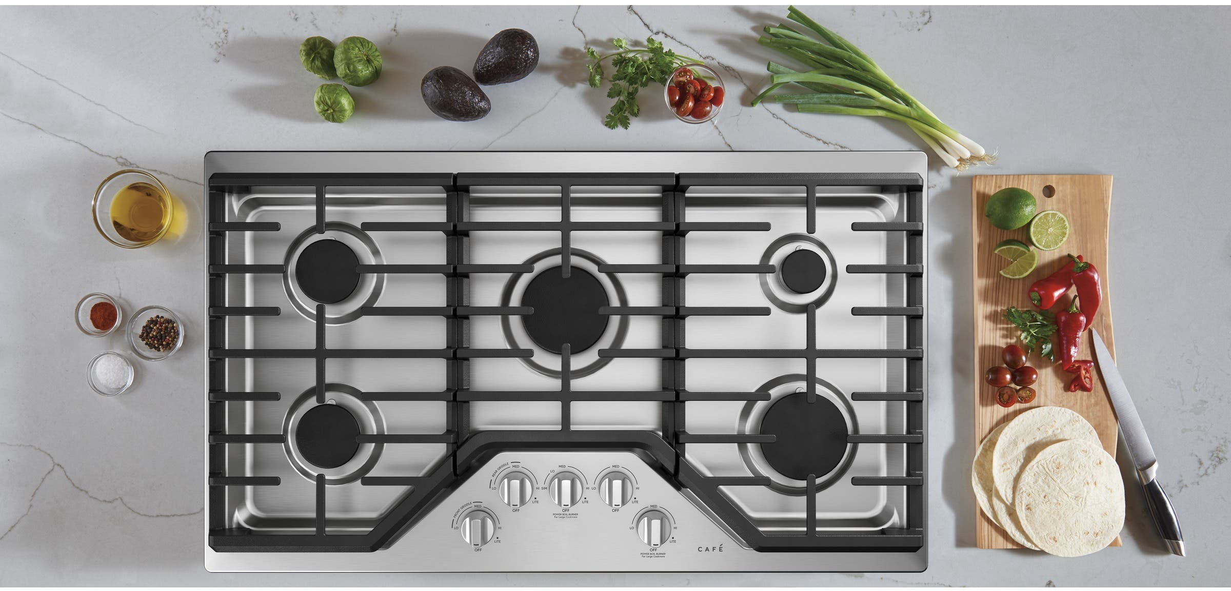 Cafe CGP70362NS1 Stainless Steel, 36 Inch