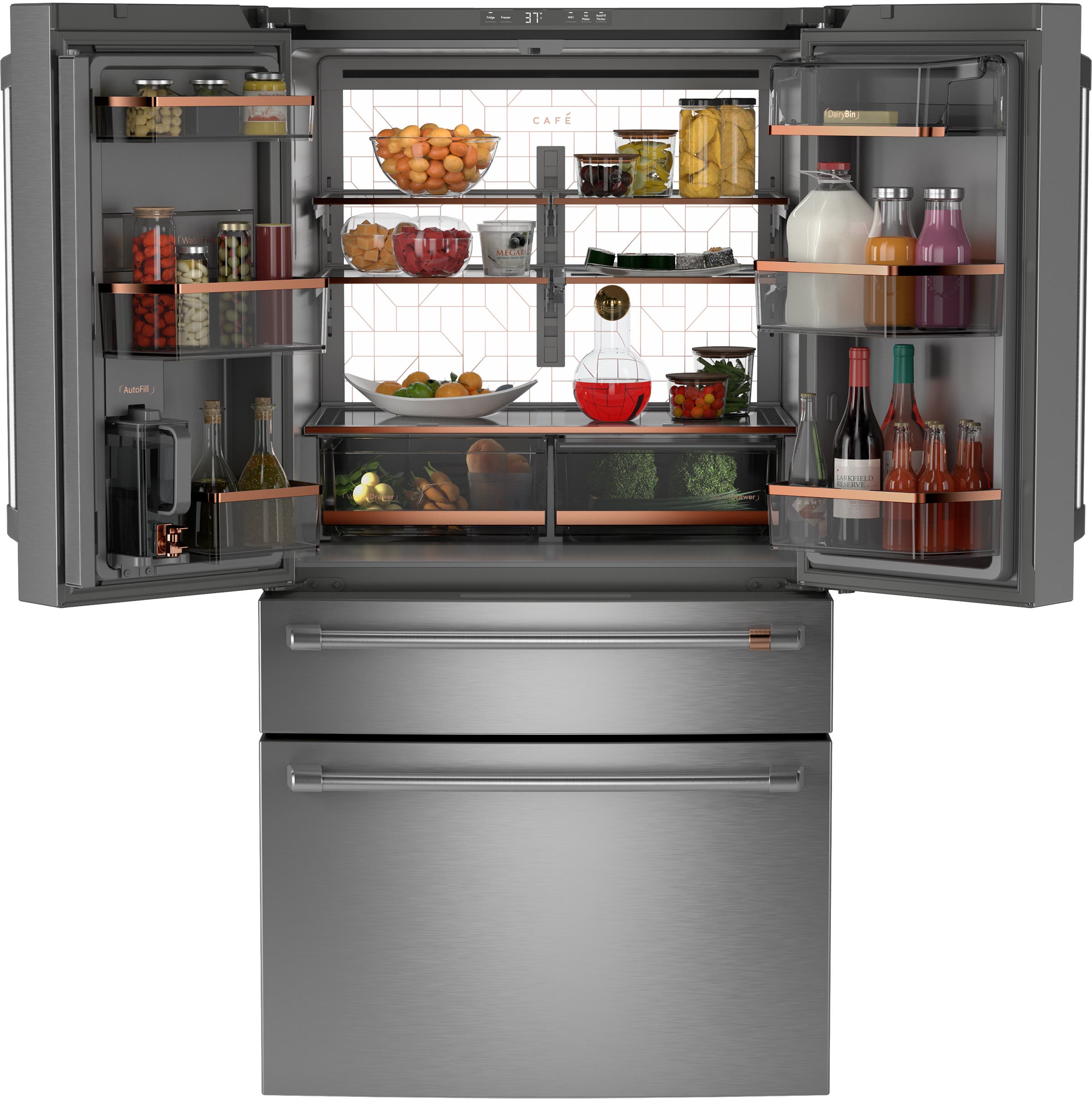 Cafe CGE29DP2TS1 Stainless Steel with Brushed Stainless Handles