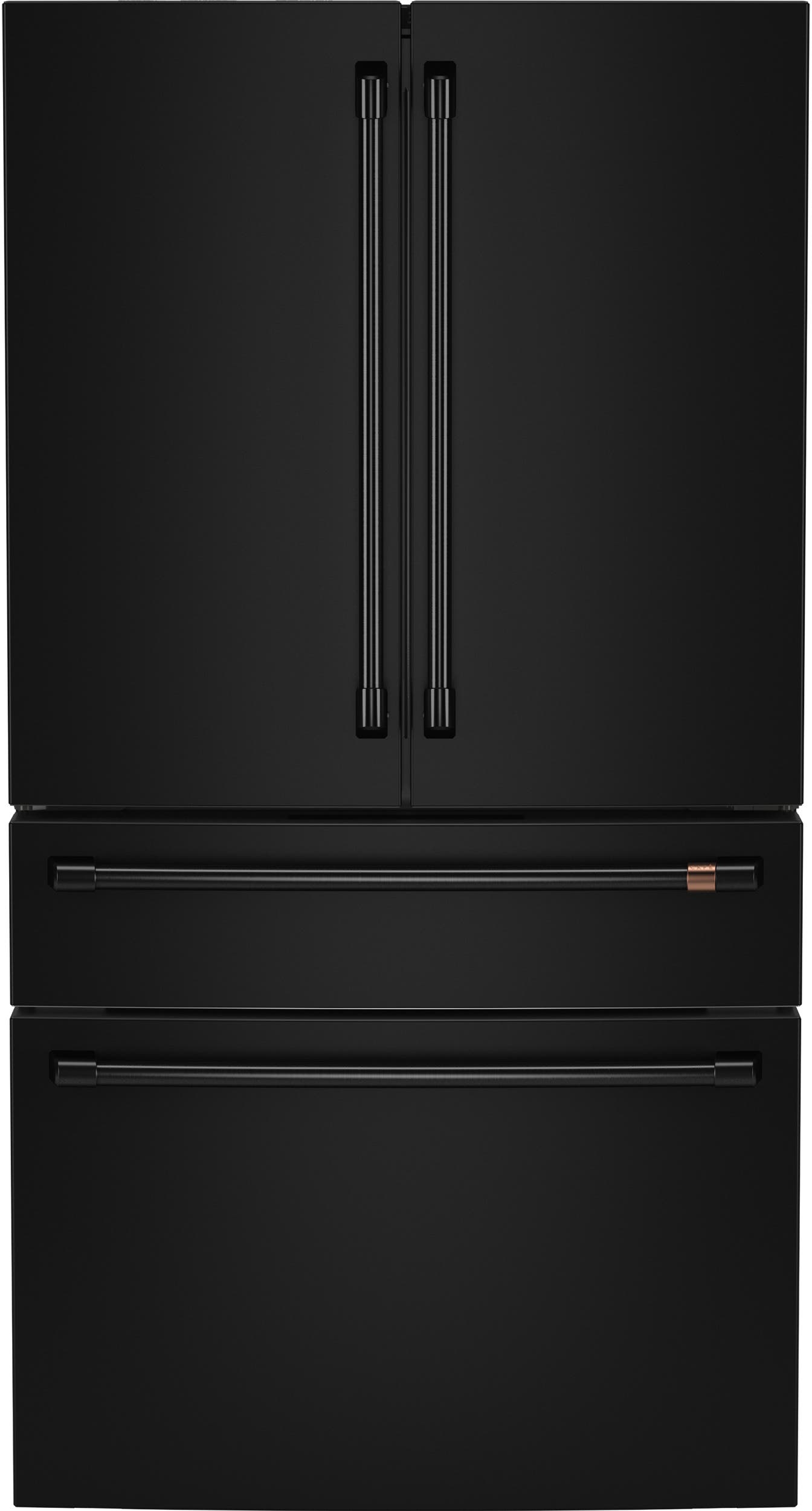 Cafe CGE29DP3TD1 Matte Black with Brushed Stainless Handles