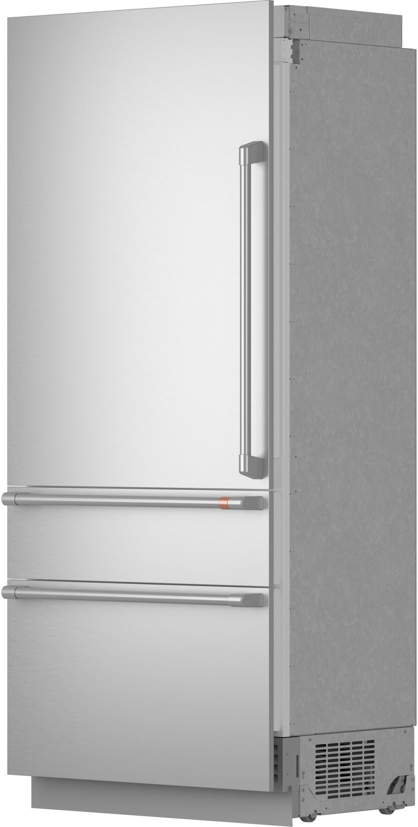 Cafe CIC36LP2VS1 36 Inch Built-In Smart Bottom Freezer Refrigerator...