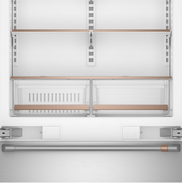 Cafe CIC36LP2VS1 36 Inch Built-In Smart Bottom Freezer Refrigerator...