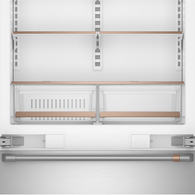 Cafe CIC36LP2VS1 36 Inch Built-In Smart Bottom Freezer Refrigerator...