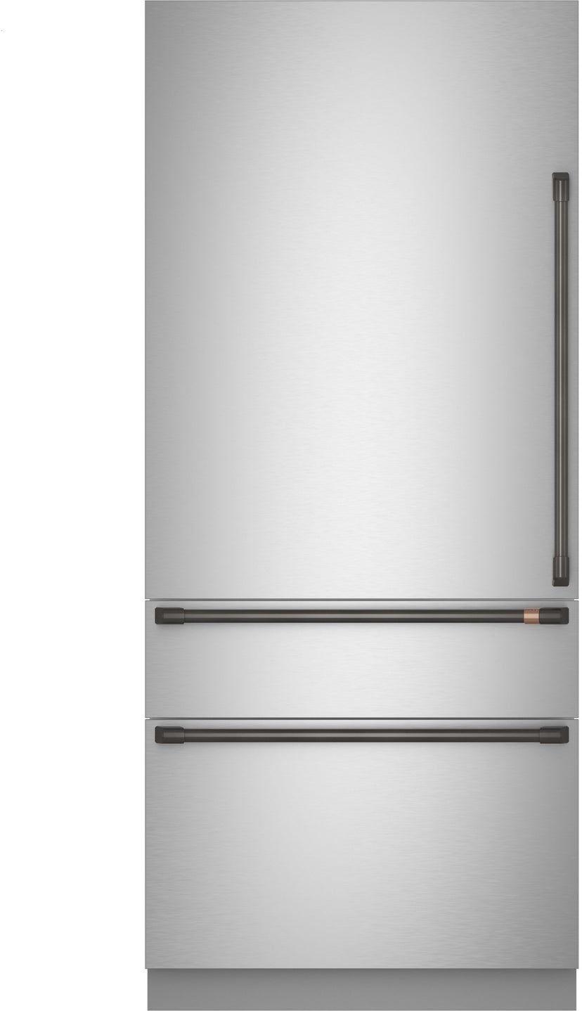 Cafe CIC36LP2VS1 36 Inch Built-In Smart Bottom Freezer Refrigerator...