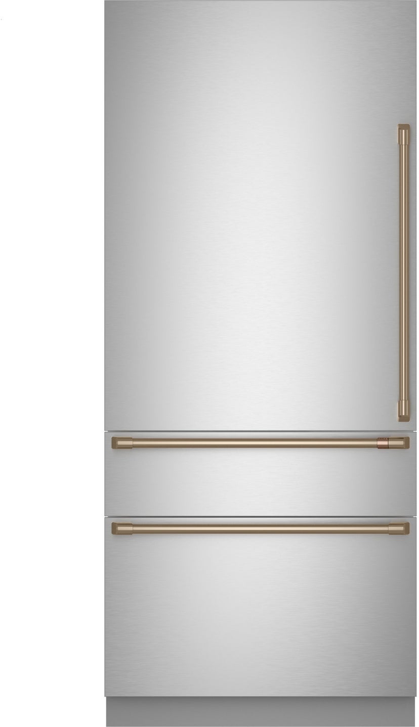 Cafe CIC36LP2VS1 36 Inch Built-In Smart Bottom Freezer Refrigerator...