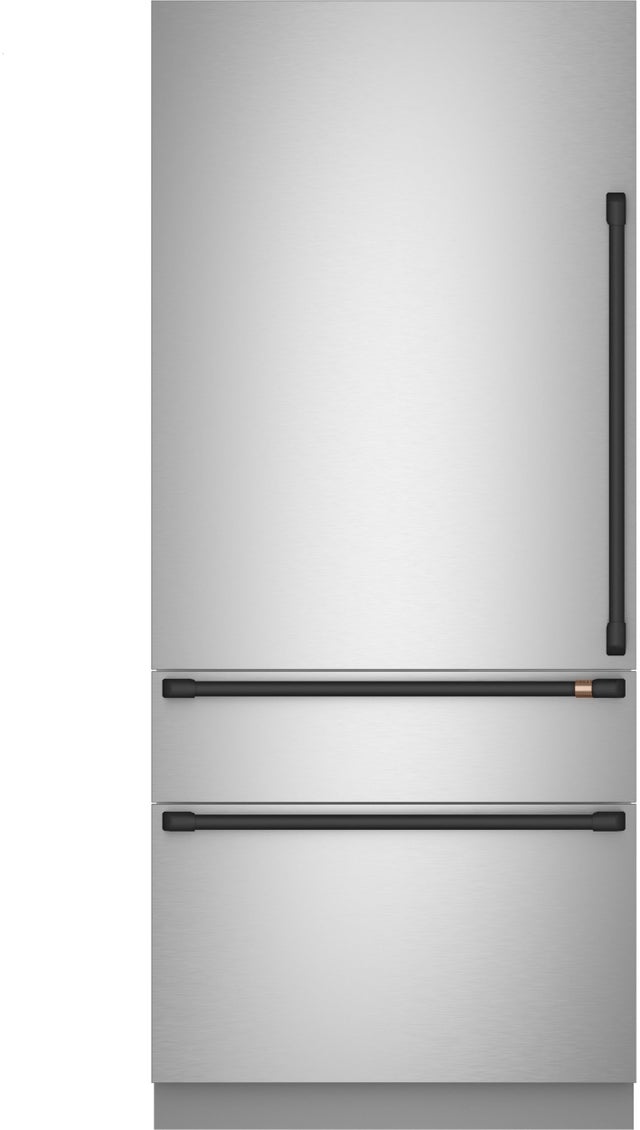 Cafe CIC36LP2VS1 36 Inch Built-In Smart Bottom Freezer Refrigerator...