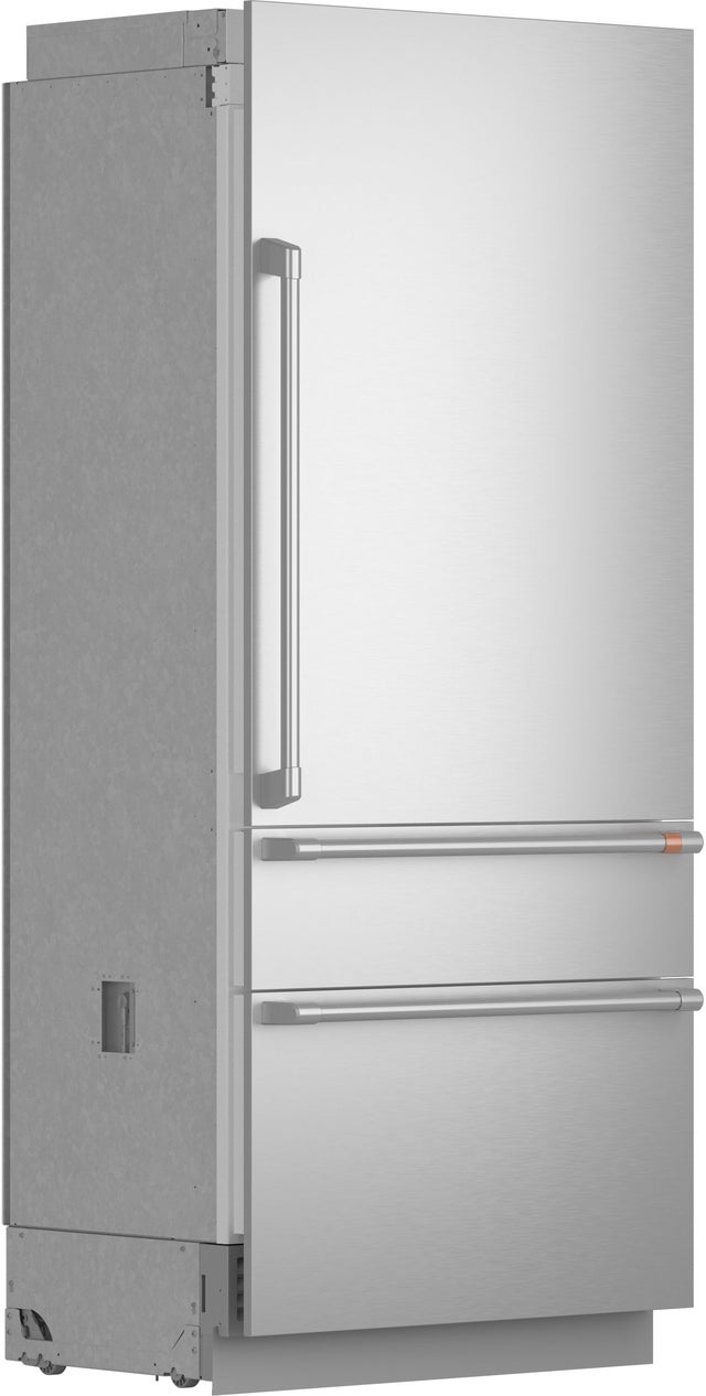 Cafe CIC36RP2VS1 36 Inch Built-In Smart Bottom Freezer Refrigerator...