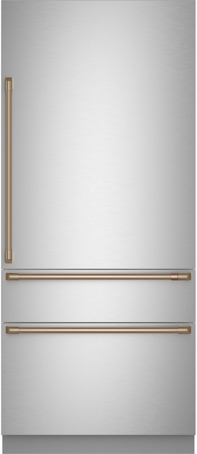 Cafe CIC36RP2VS1 36 Inch Built-In Smart Bottom Freezer Refrigerator...