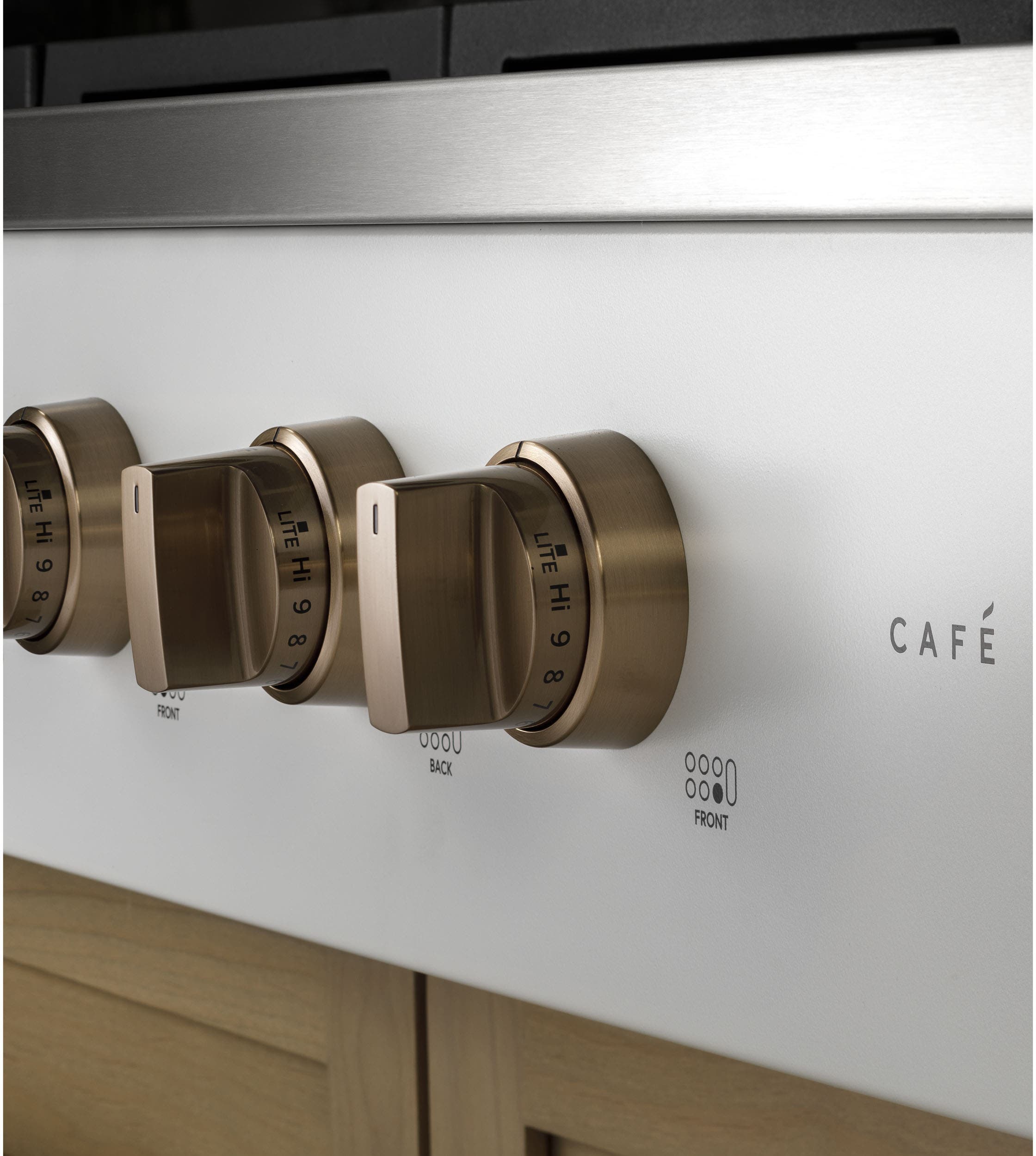 Cafe CGU366P4TW2 Matte White/Brushed Bronze