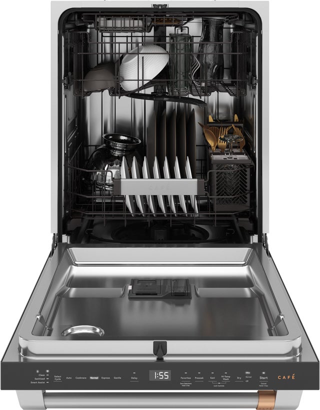 Cafe CDT828P2VS1 24" Smart Dishwasher with Ultra Wash & Dry: Stainl...