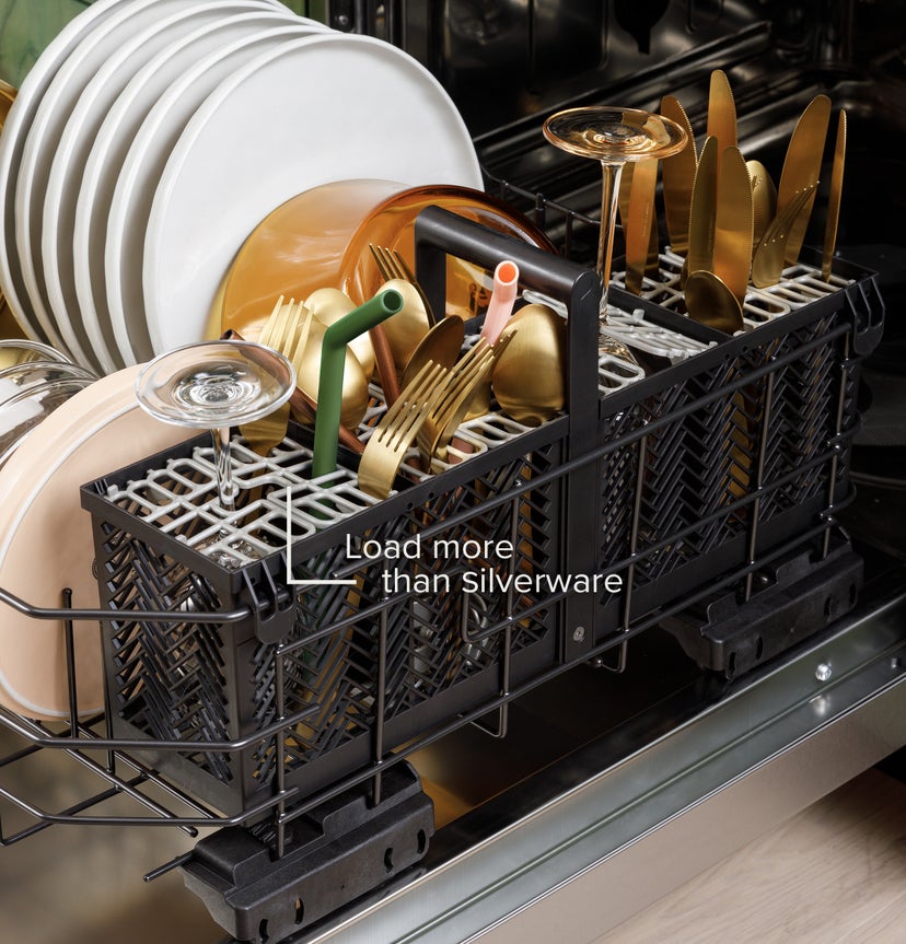 Cafe CDT828P2VS1 24" Smart Dishwasher with Ultra Wash & Dry: Stainl...