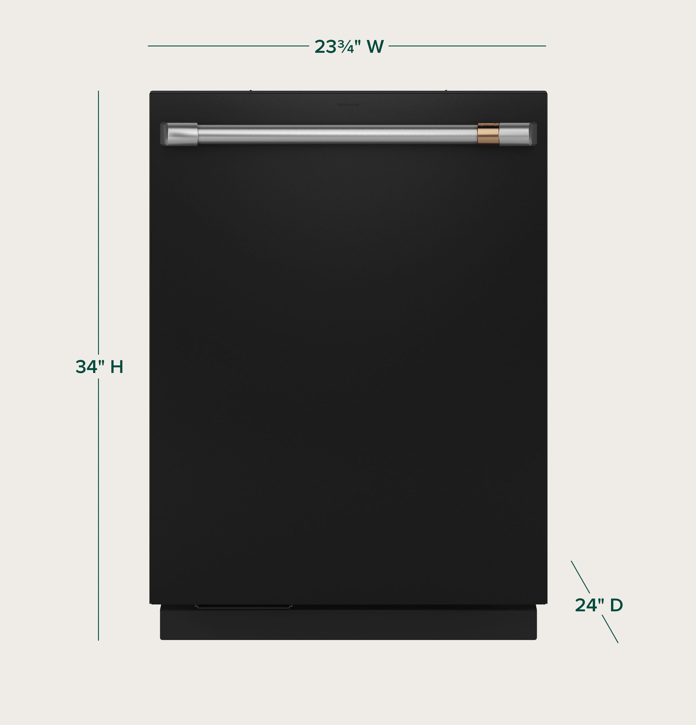 Cafe CDT858P3VD1 24 Inch Fully Integrated Built-In Smart
