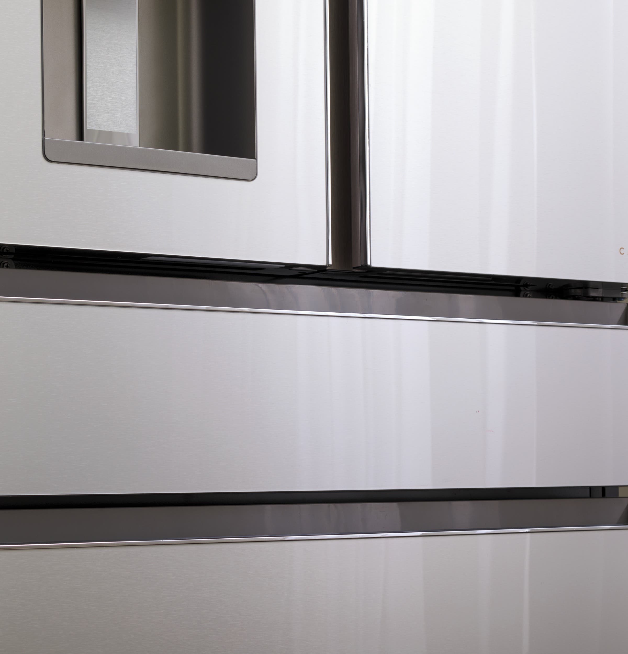 Cafe CVE28DM5NS5 Platinum Glass