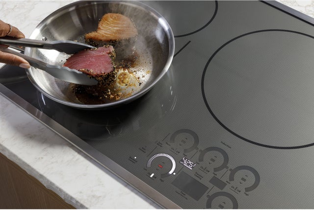 Cafe CHP90301TBB 30 Inch Induction Cooktop With 4 Elements: Black