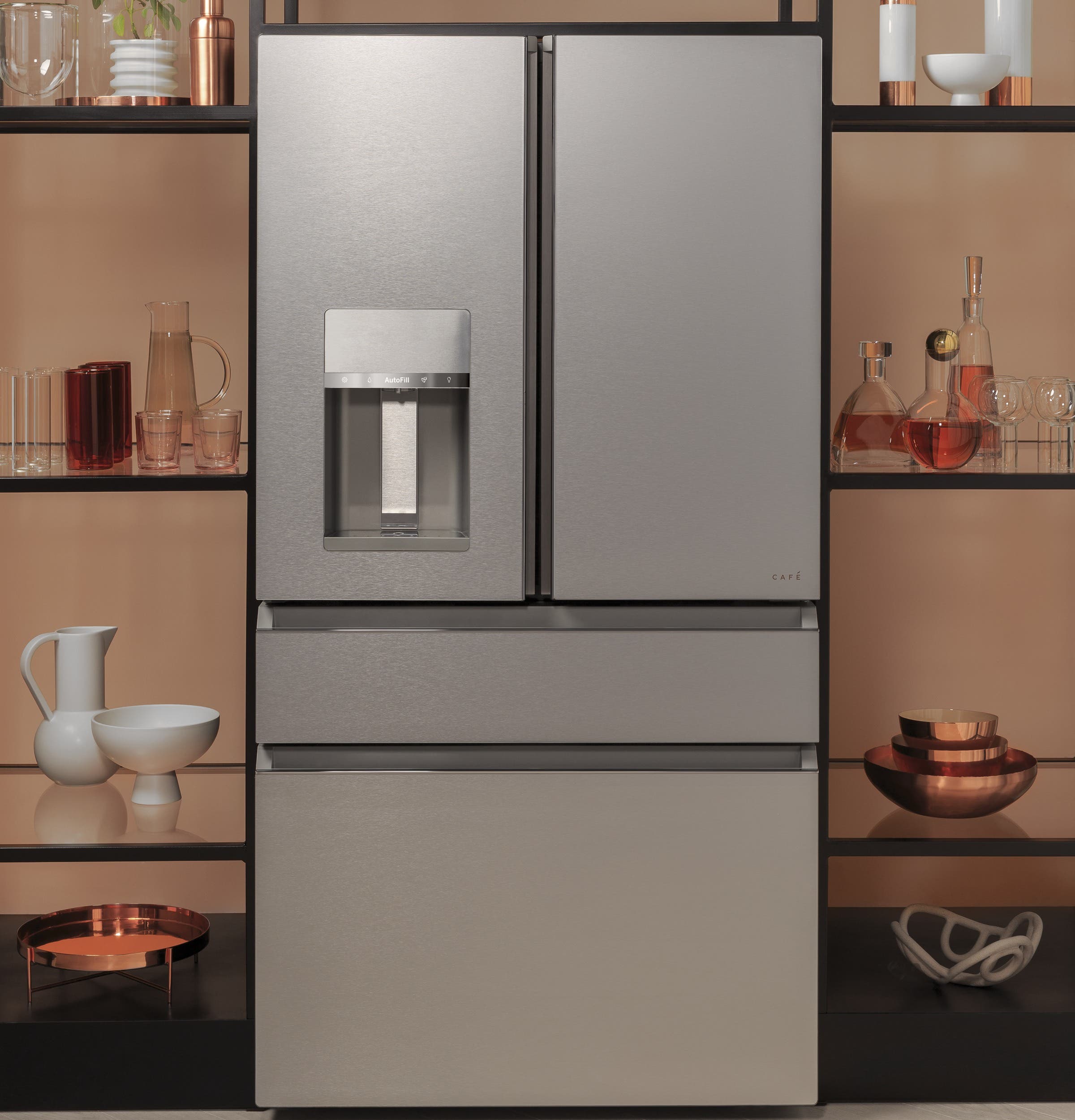 Cafe CVE28DM5NS5 Platinum Glass