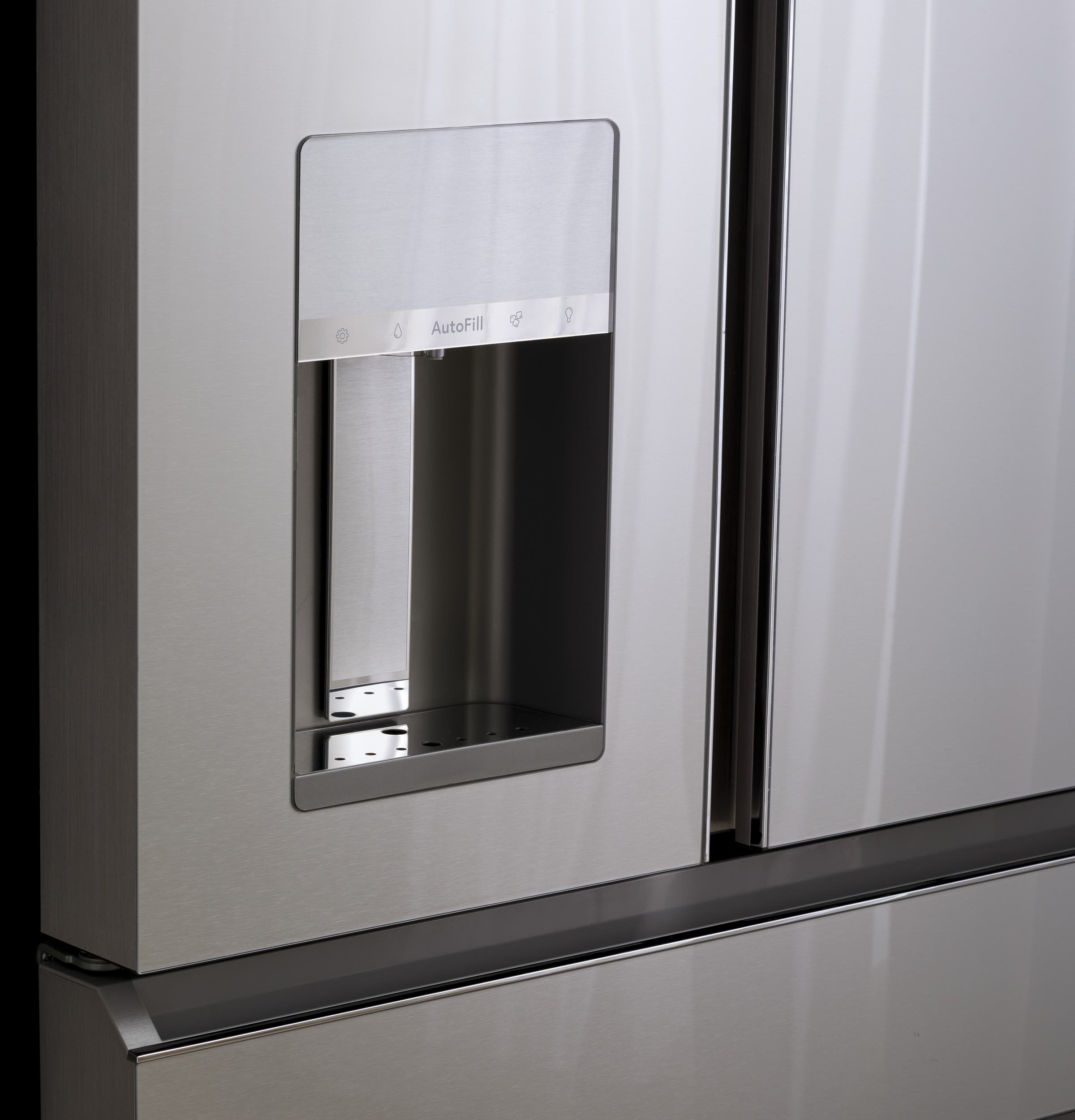 Cafe CVE28DM5NS5 Platinum Glass