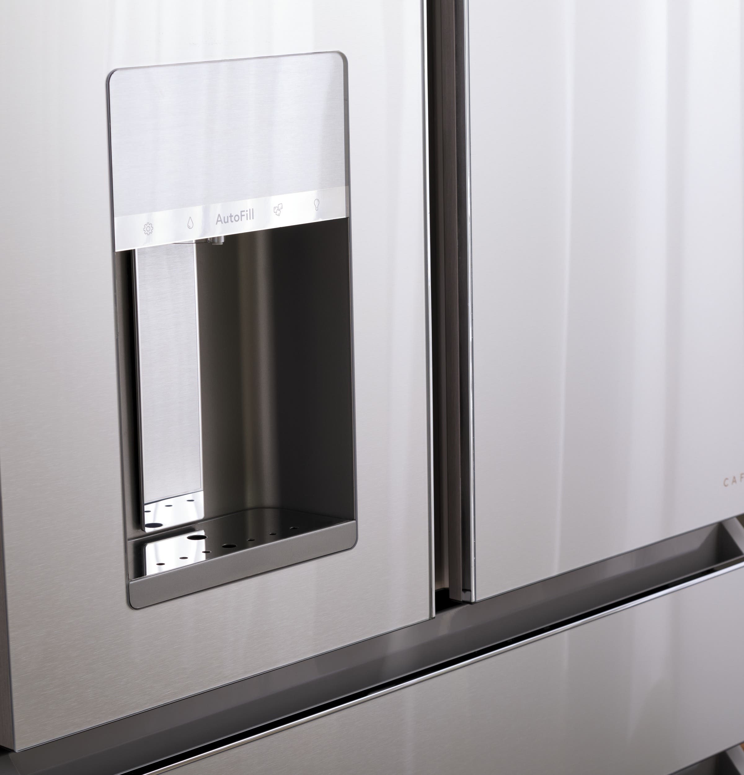 Cafe CVE28DM5NS5 Platinum Glass