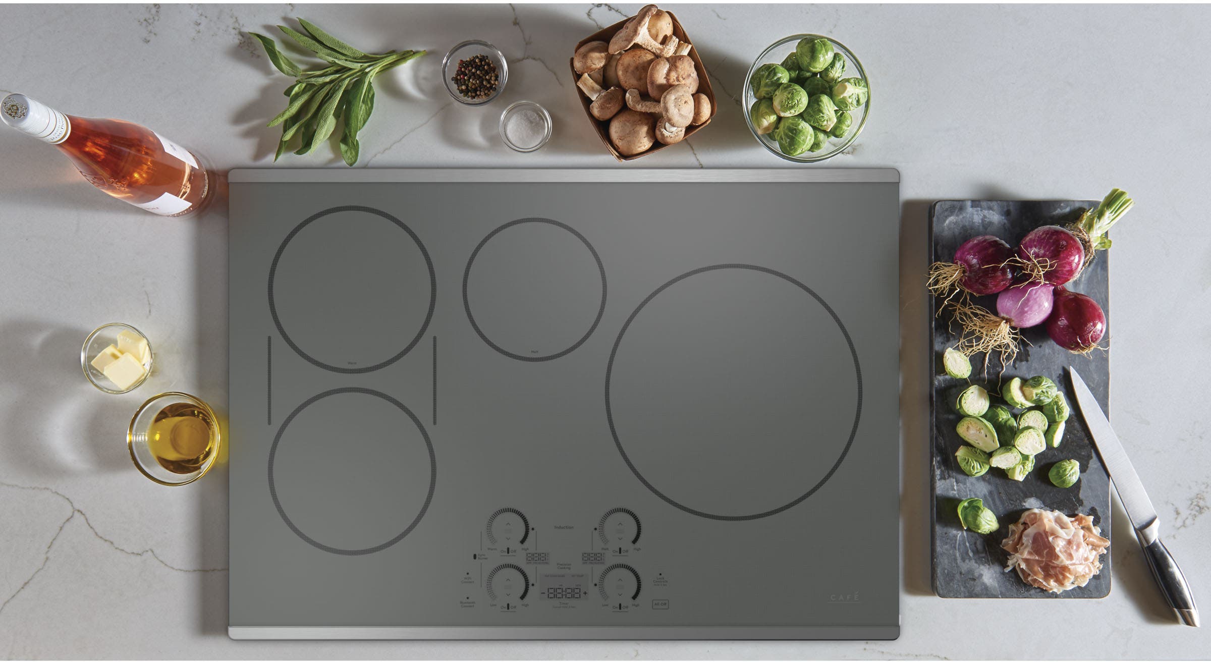Cafe CHP90302TSS Flagstone Gray