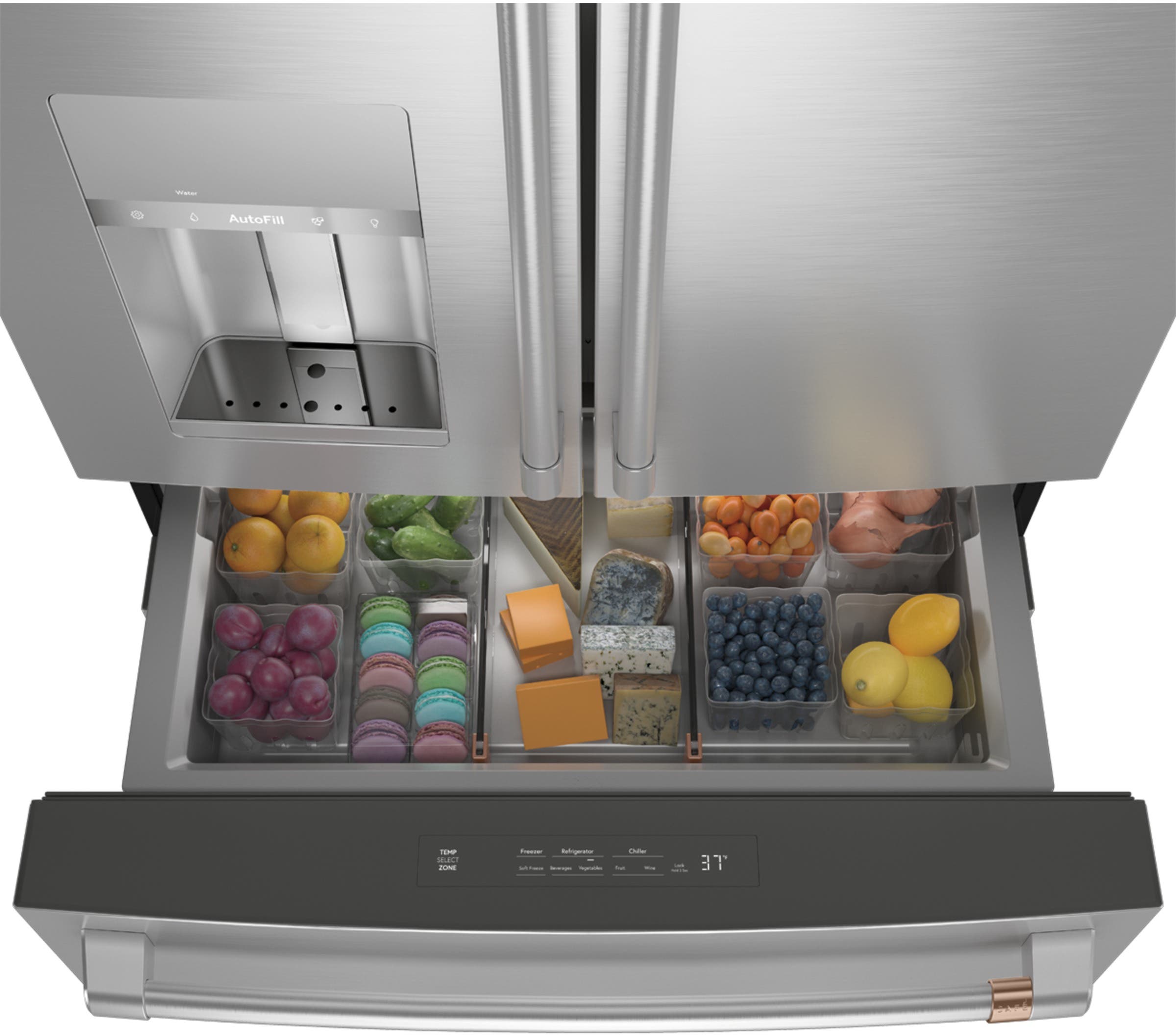 Cafe CVE28DP2NS1 Stainless Steel with Brushed Stainless Handles