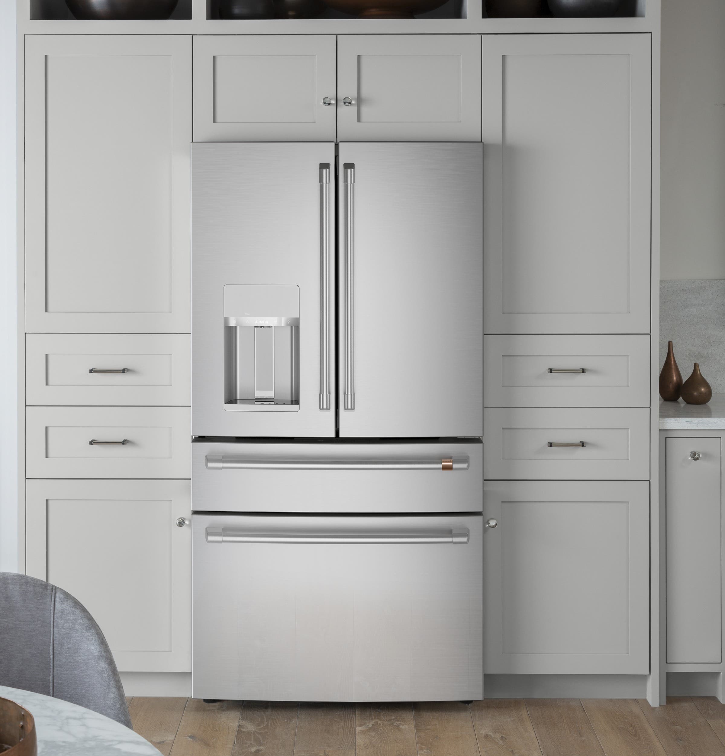 Cafe CVE28DP2NS1 Stainless Steel with Brushed Stainless Handles