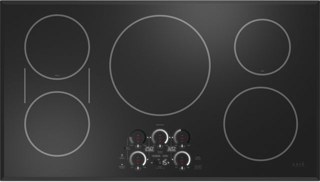 Cafe CHP90361TBB 36 Inch Induction Smart Cooktop with 5 Elements, C...