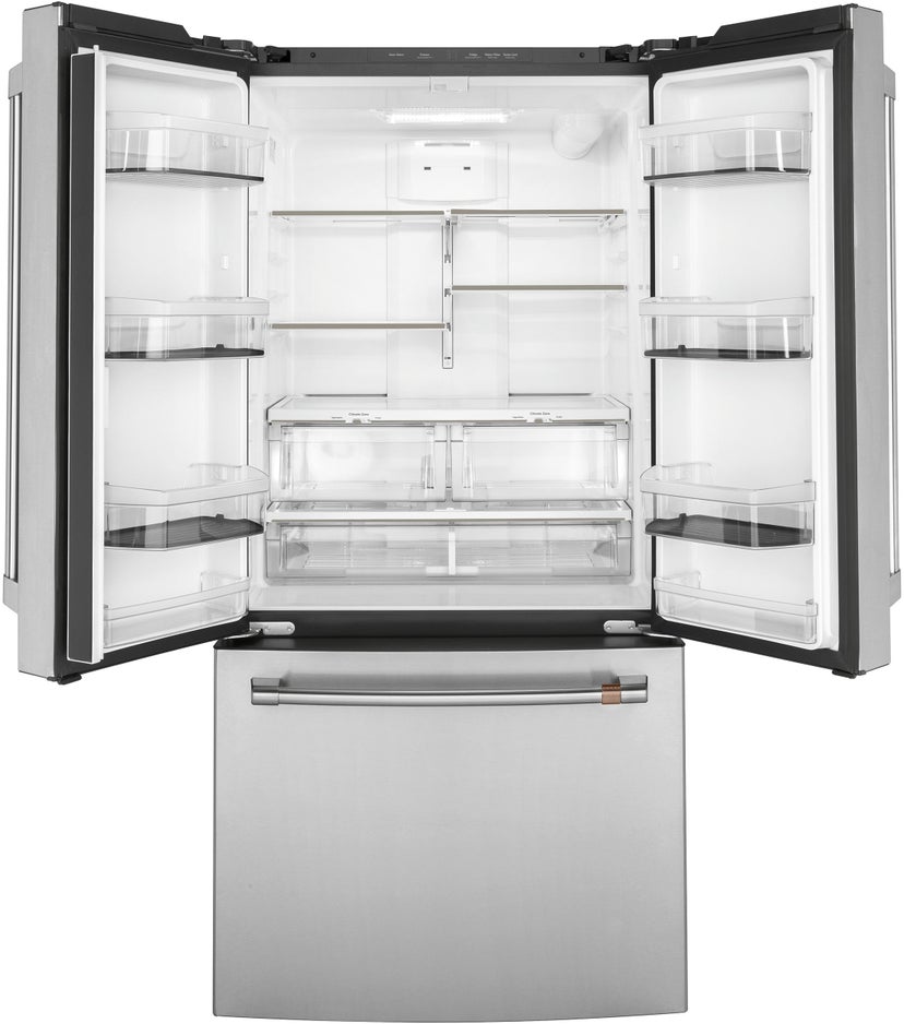 Cafe CWE19SP2NS1 33 Inch, 18.6 Cu. Ft. Freestanding Counter Depth F...