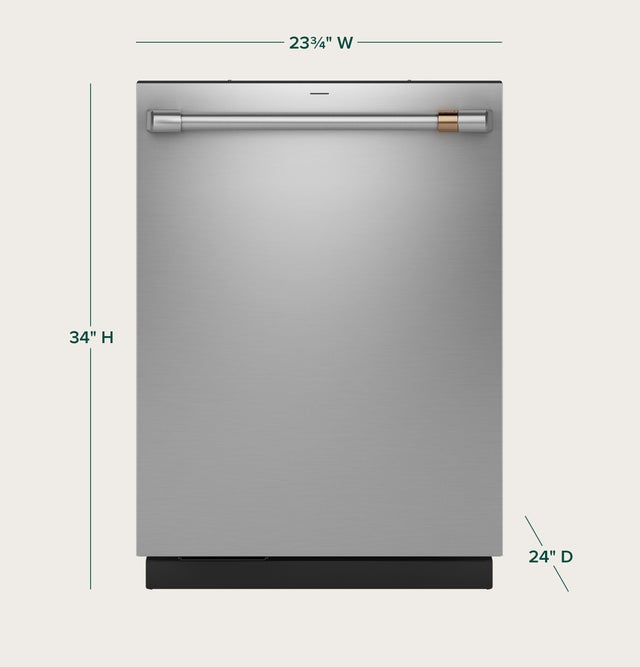 Cafe CDT888P2VS1 24 Inch Fully Integrated Smart Dishwasher with 16 ...