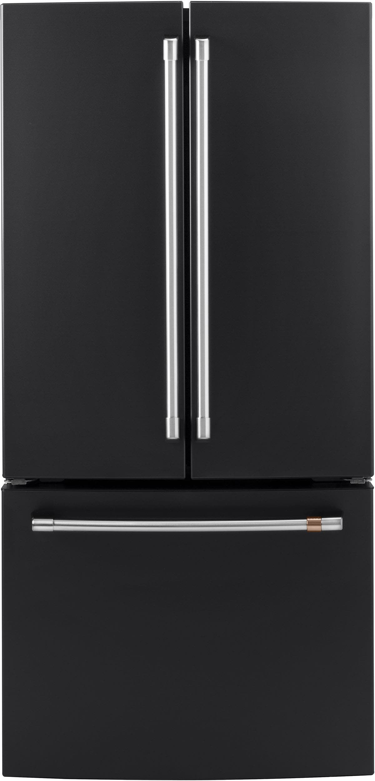 Cafe CWE19SP3ND1 Matte Black with Brushed Stainless Handles