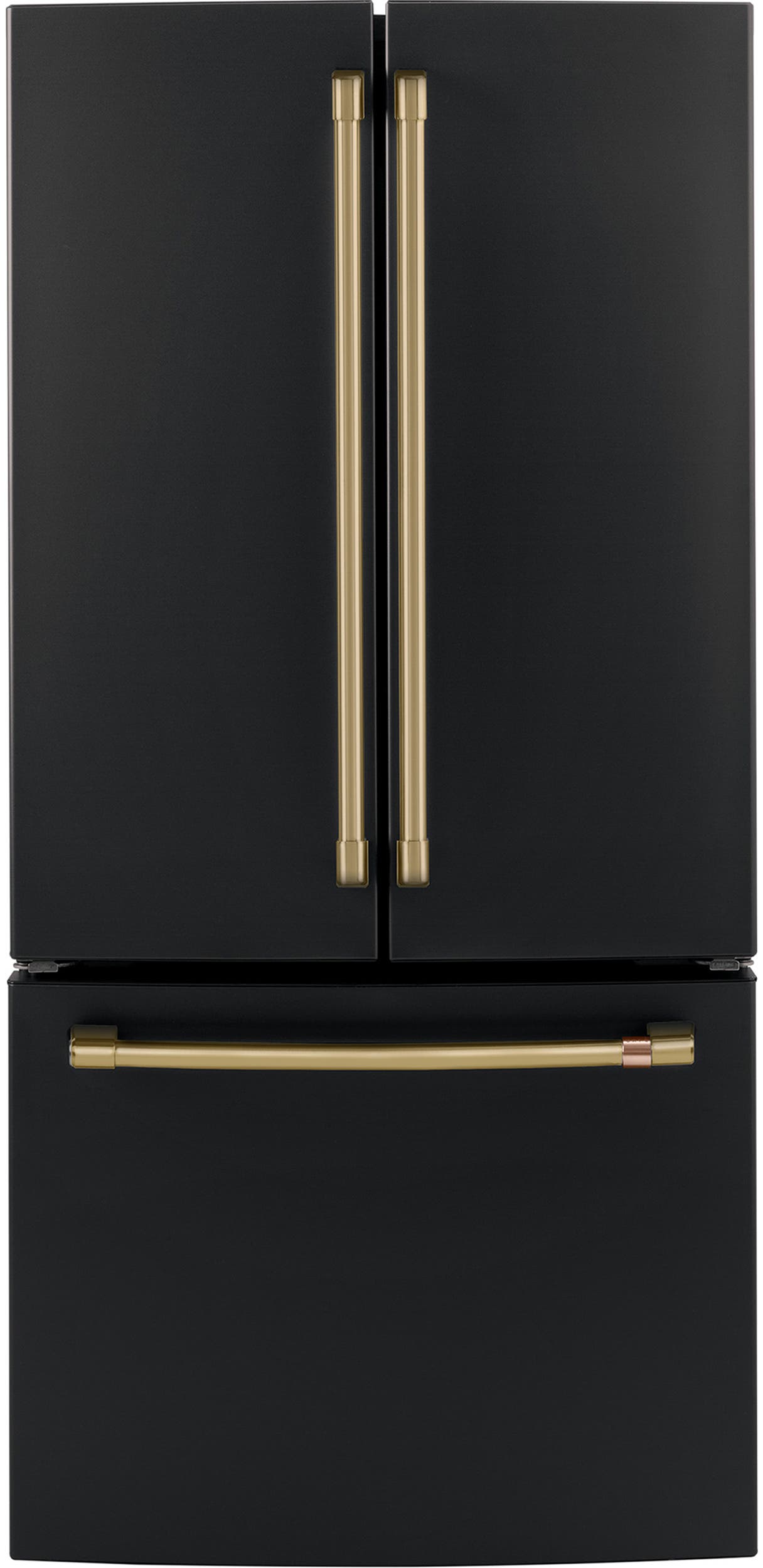 Cafe CWE19SP3ND1 Matte Black with Brushed Stainless Handles