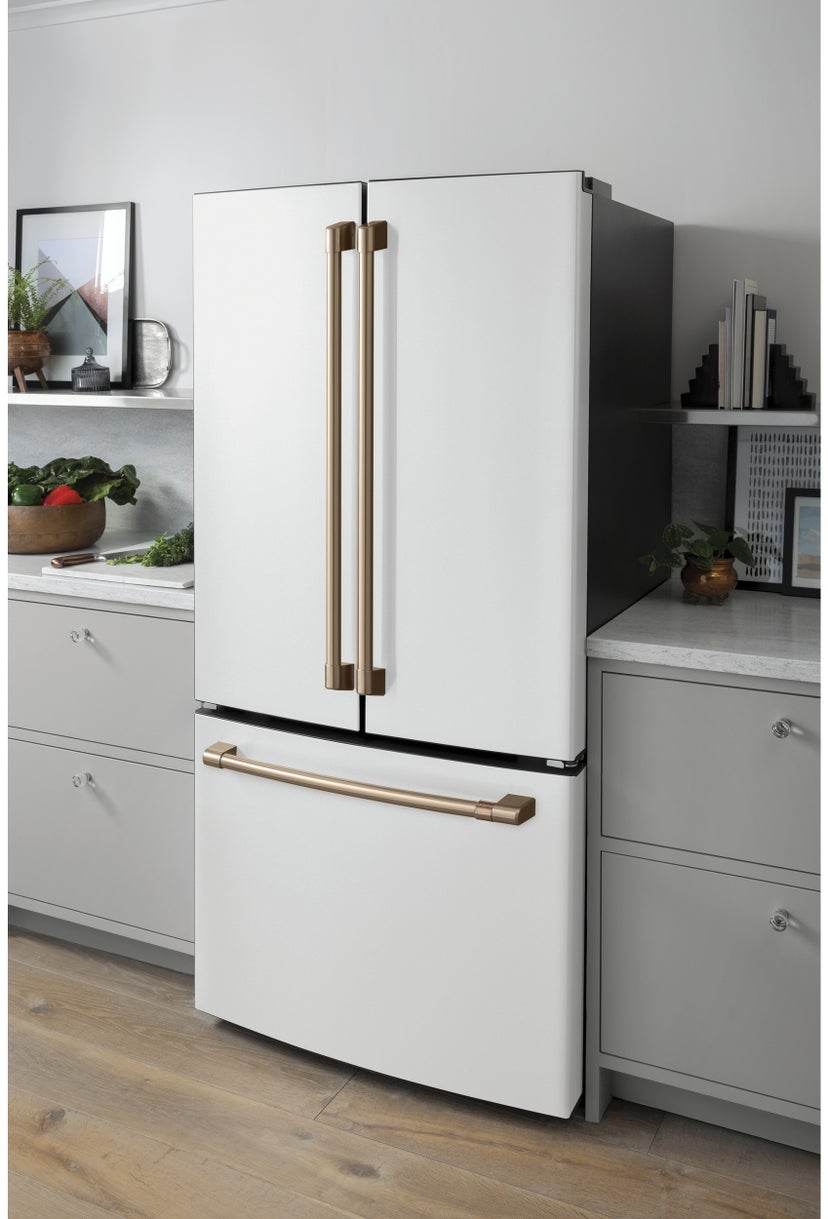 Cafe CWE19SP4NW2 33 Inch, 18.6 Cu. Ft. Freestanding Counter Depth F...