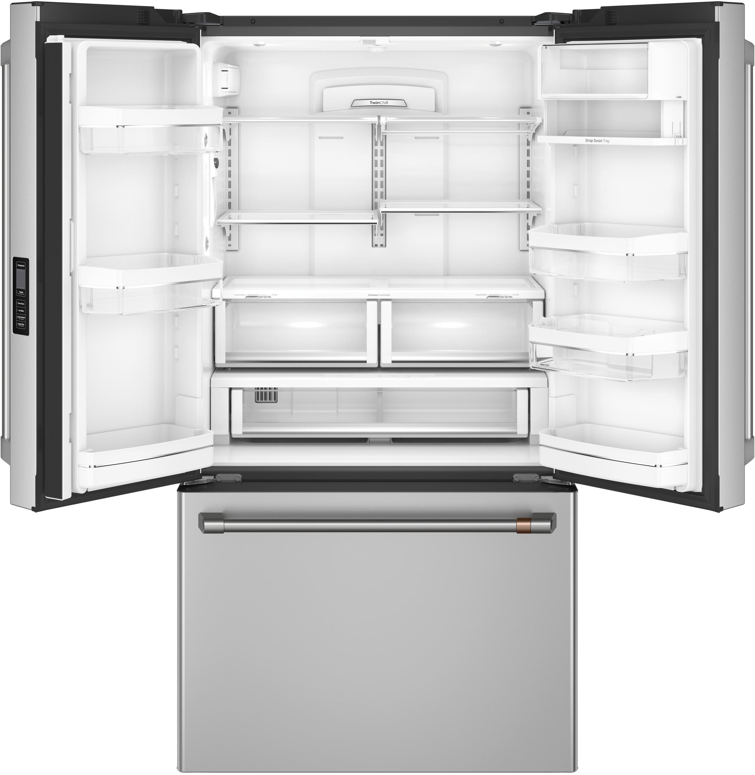 Cafe CWE23SP2MS1 Stainless Steel with Brushed Stainless Handles