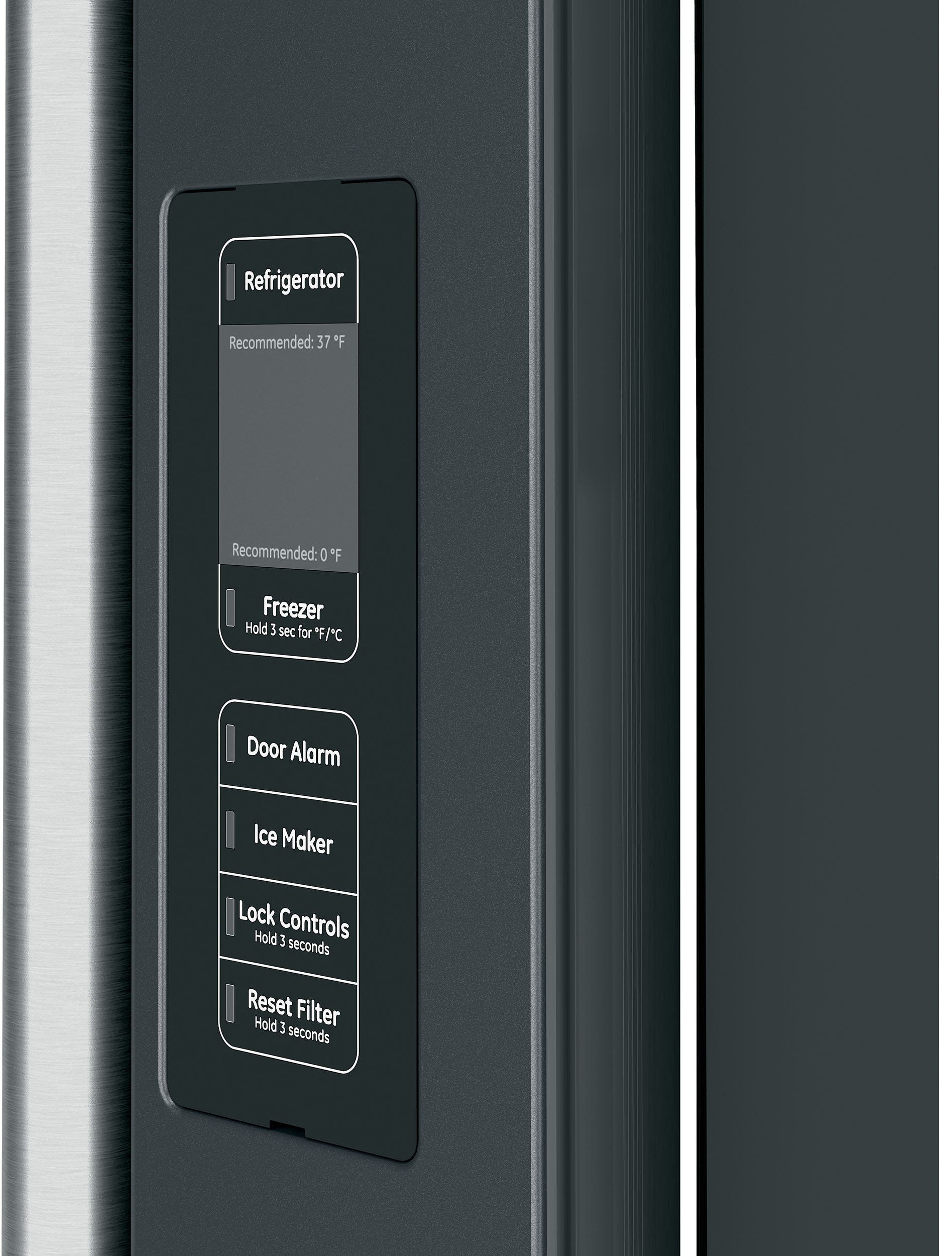 Cafe CWE23SP3MD1 Matte Black with Brushed Stainless Handles