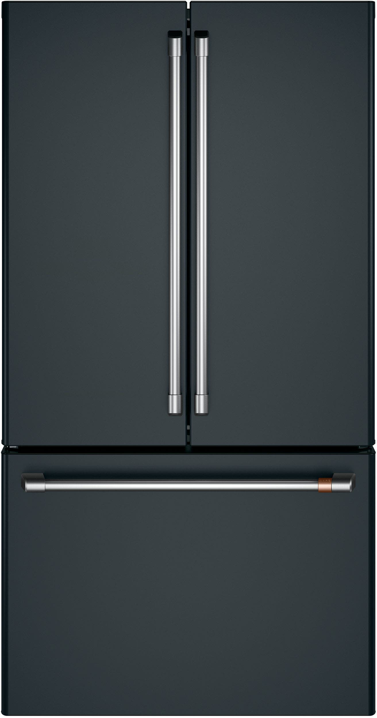 Cafe CWE23SP3MD1 Matte Black with Brushed Stainless Handles