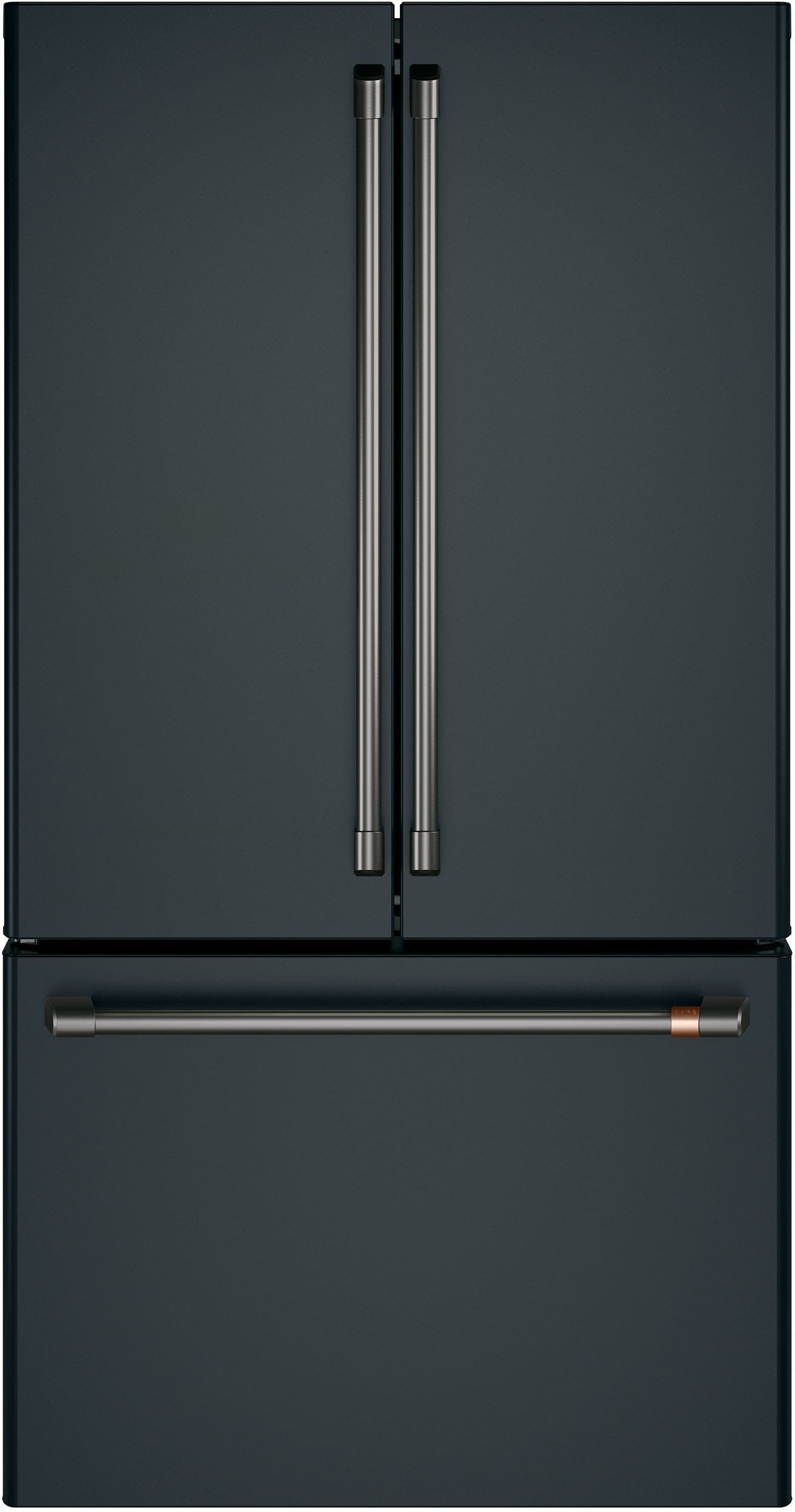 Cafe CWE23SP3MD1 Matte Black with Brushed Stainless Handles
