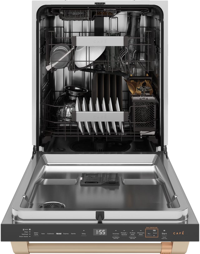 Cafe CDT888P4VW2 24 Inch Fully Integrated Smart Dishwasher with 16 ...