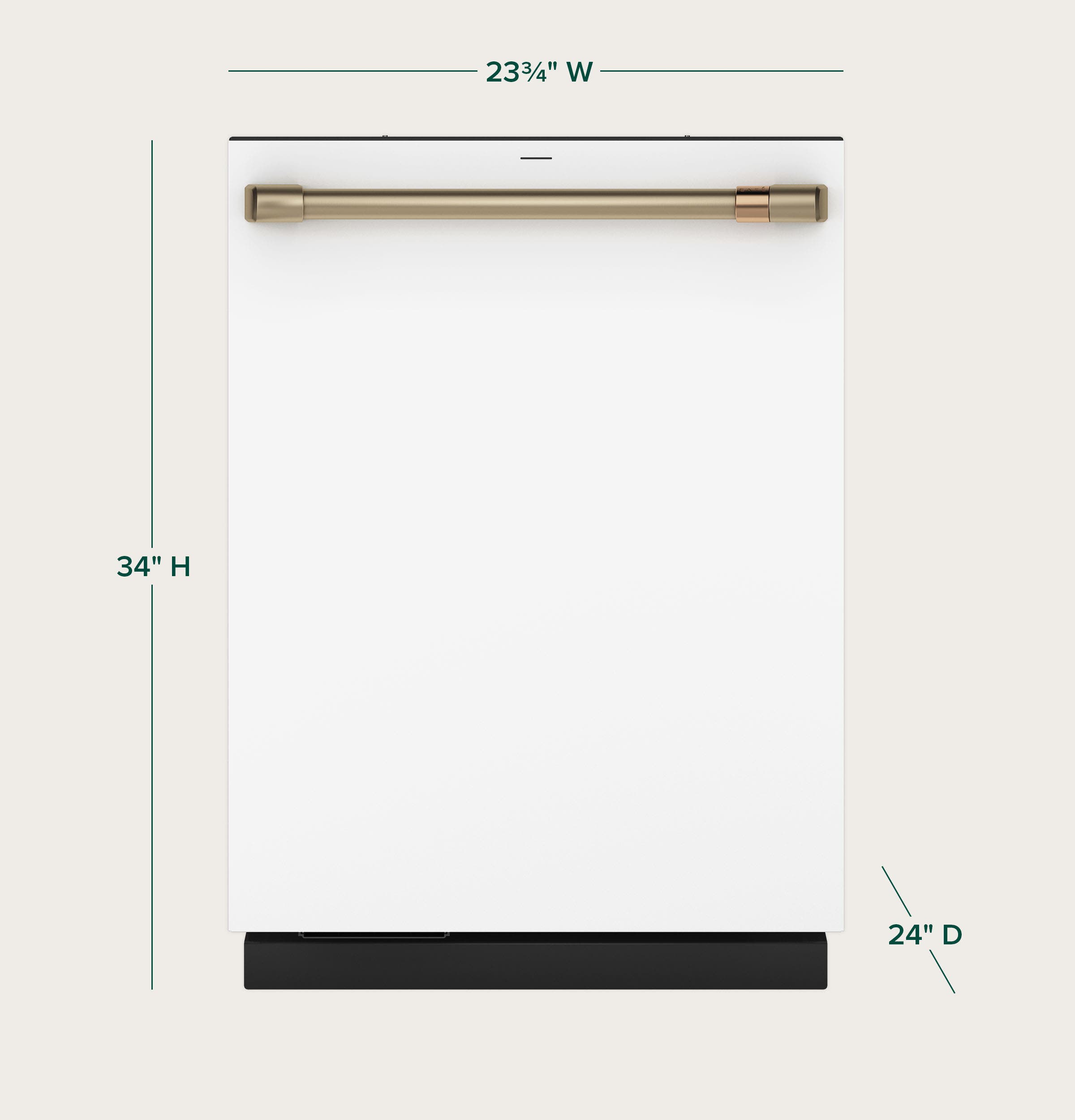 Cafe CDT888P4VW2 Matte White
