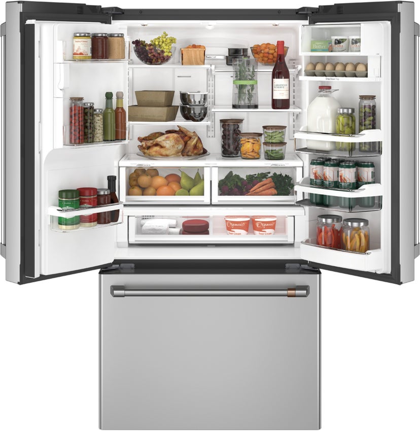 Cafe CYE22TP2MS1 36 Inch Counter Depth French Door Smart Refrigerat...